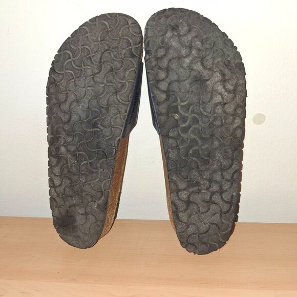 Birkenstock Madrid Sandals - Black Leather - Size 42 (Men's US 11  Women's 11-11 - Picture 6 of 6